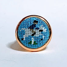 Load image into Gallery viewer, Grey Hunter Needlepoint Ring